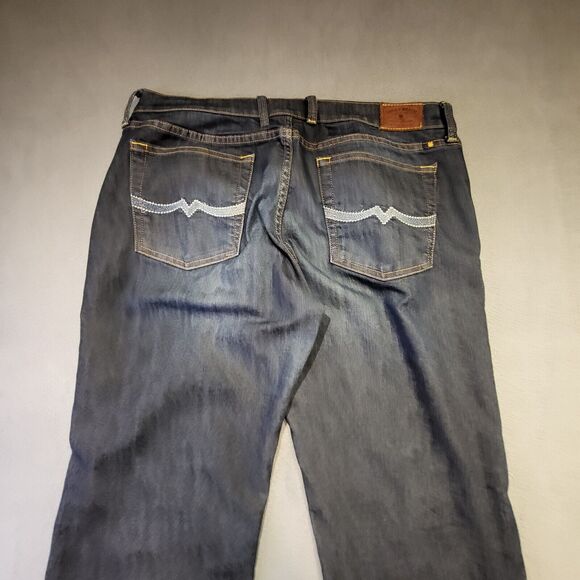 Lucky Brand Womens 12 Jeans Boot Cut Sweet N Low Blue Denim Stretch Distressed - Picture 10 of 12